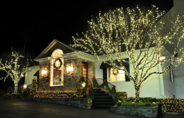 House with Christmas Lights